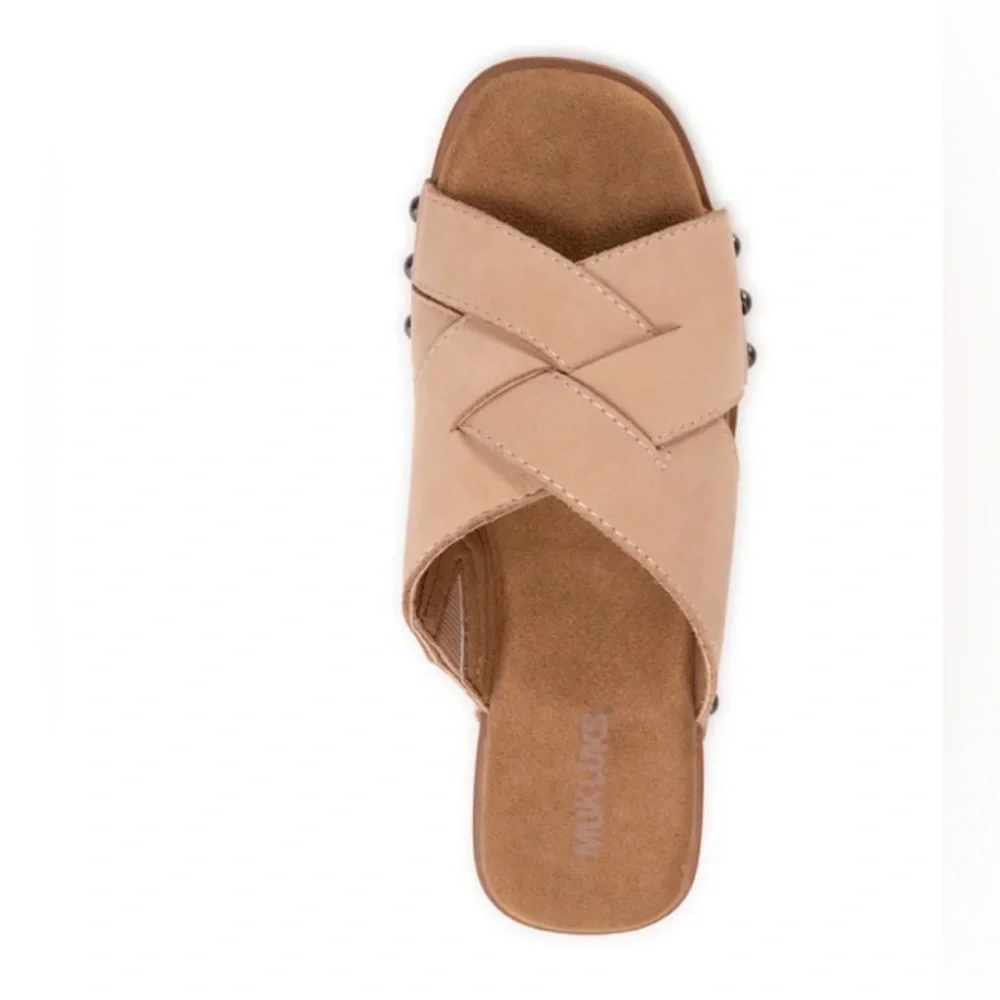Muk Luks, Open-Toe Slip-On Sandals, Cadence Sandals, Size: 8 - Picture 2 of 13